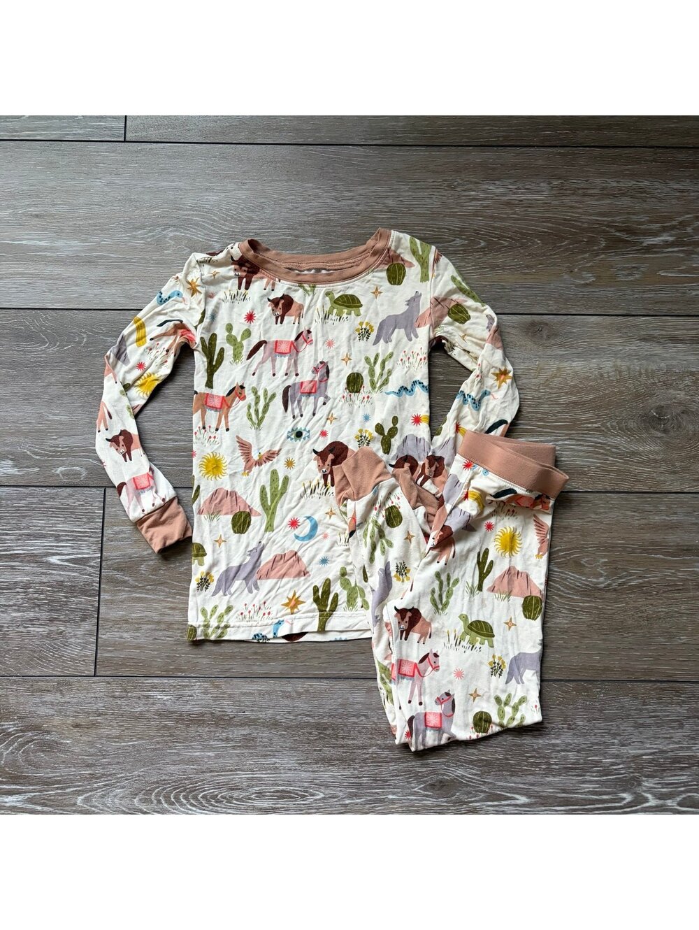 Little Sleepies Wild Horses Bamboo Jammies